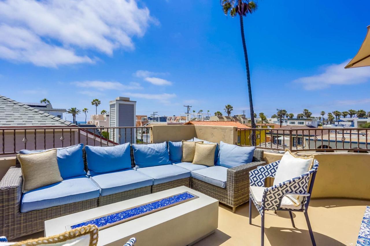 Stunning Ocean View Home W Rooftop Terrace, Firepit, Fast Wifi, Ac & Parking! Сан Диего Екстериор снимка